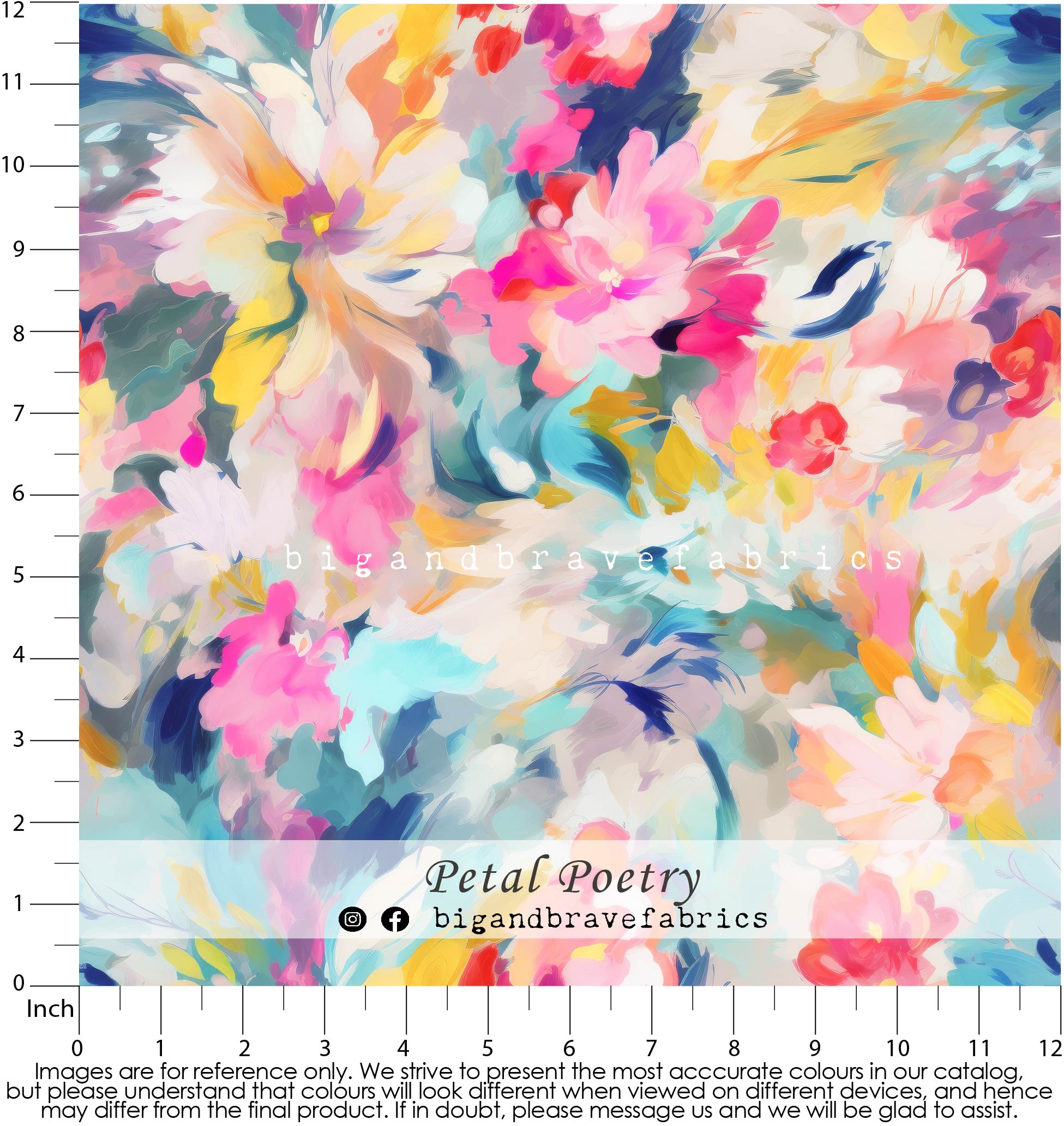 Petal Poetry, regular scale