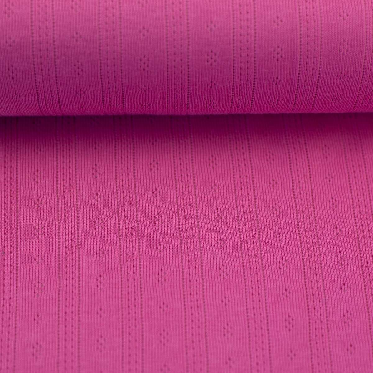 Eyelet Knit, TIANA Cotton Jersey by Swafing (per 1/2 yd)