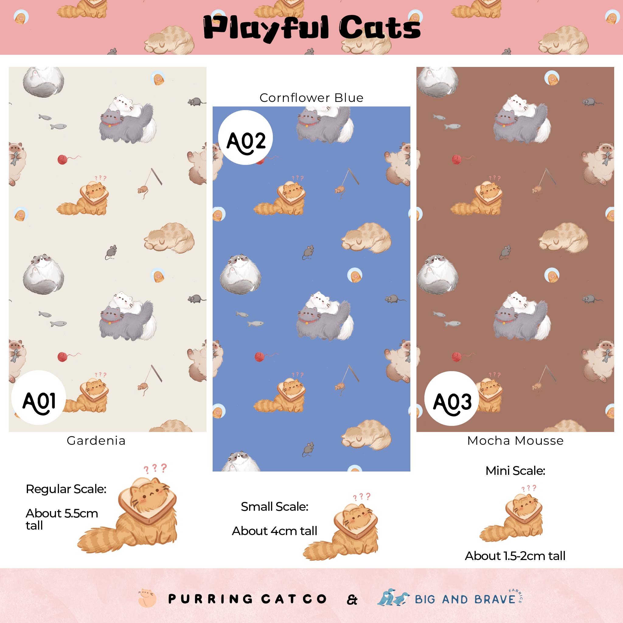 Playful Cats, Assorted Colours
