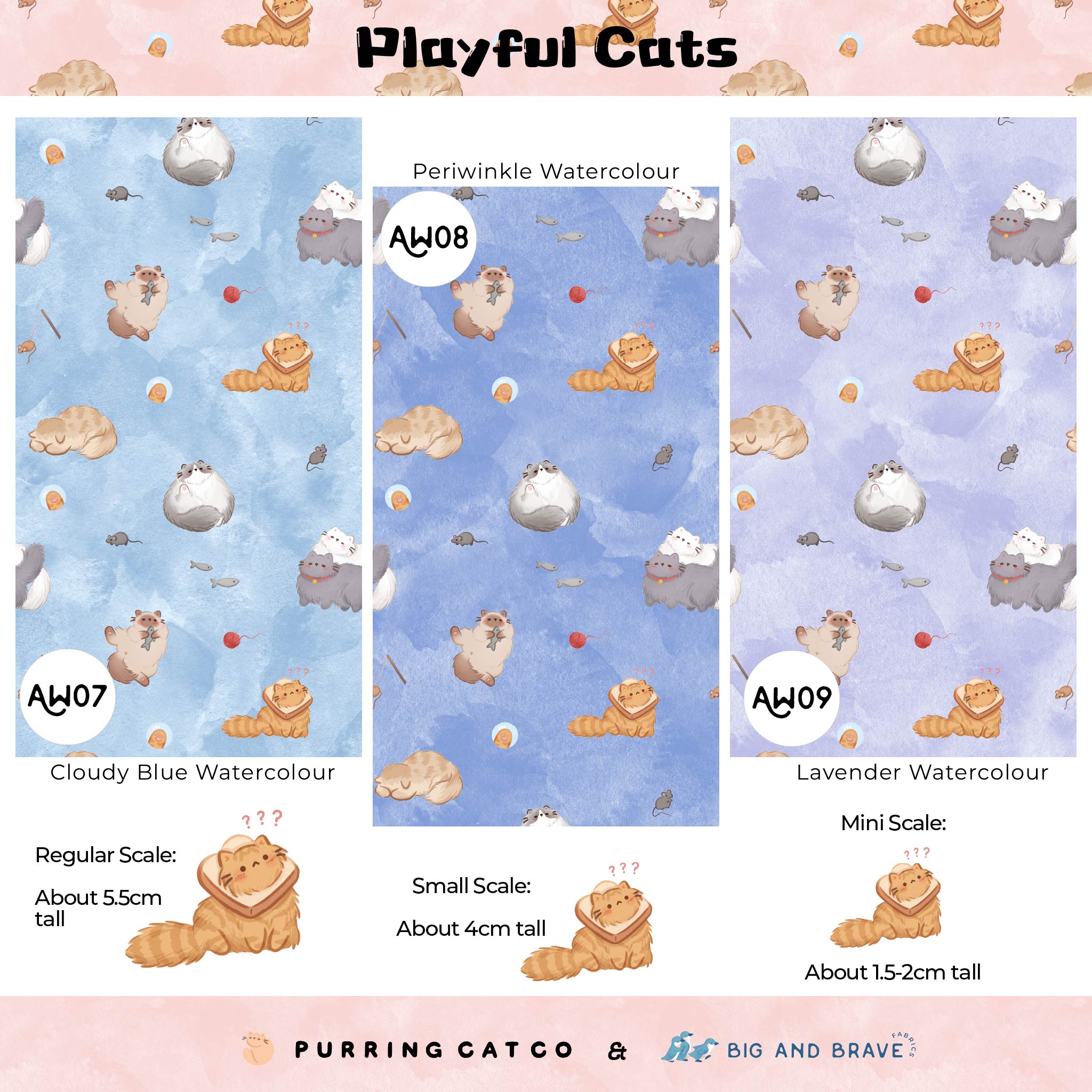 Playful Cats, Assorted Colours