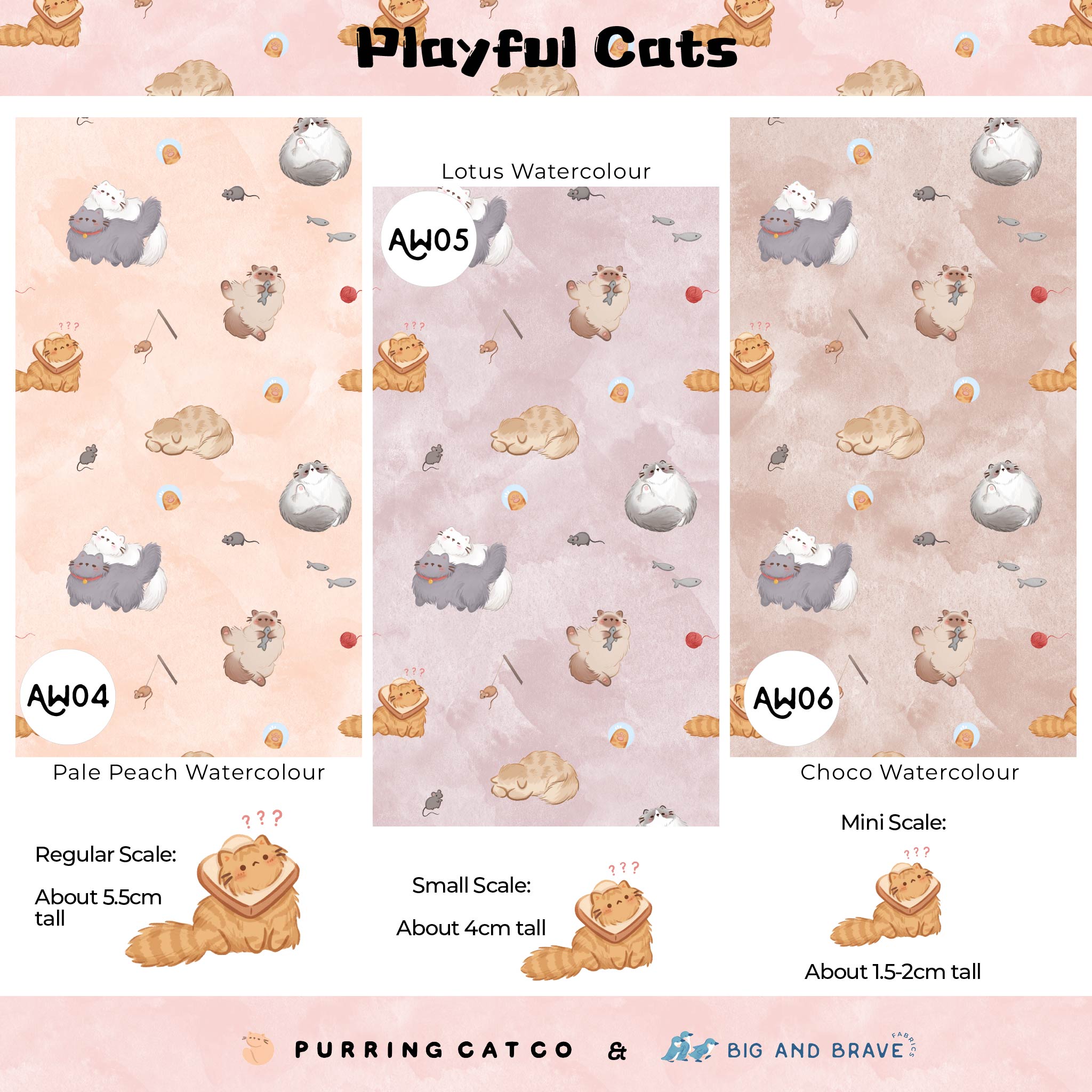 Playful Cats, Assorted Colours