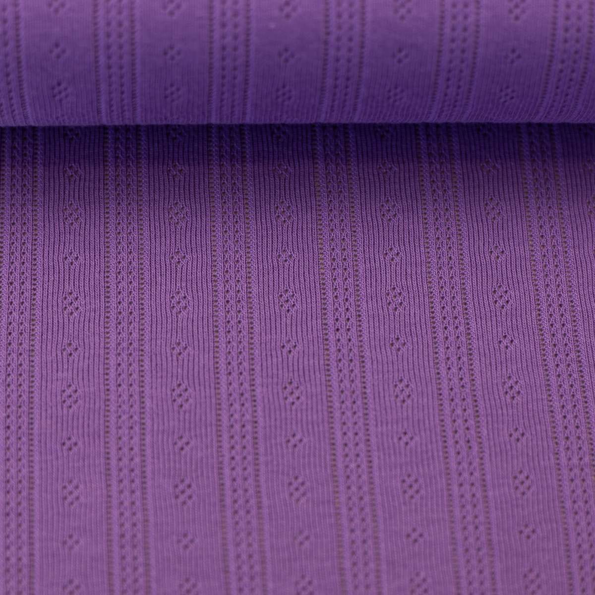 Eyelet Knit, TIANA Cotton Jersey by Swafing (per 1/2 yd)