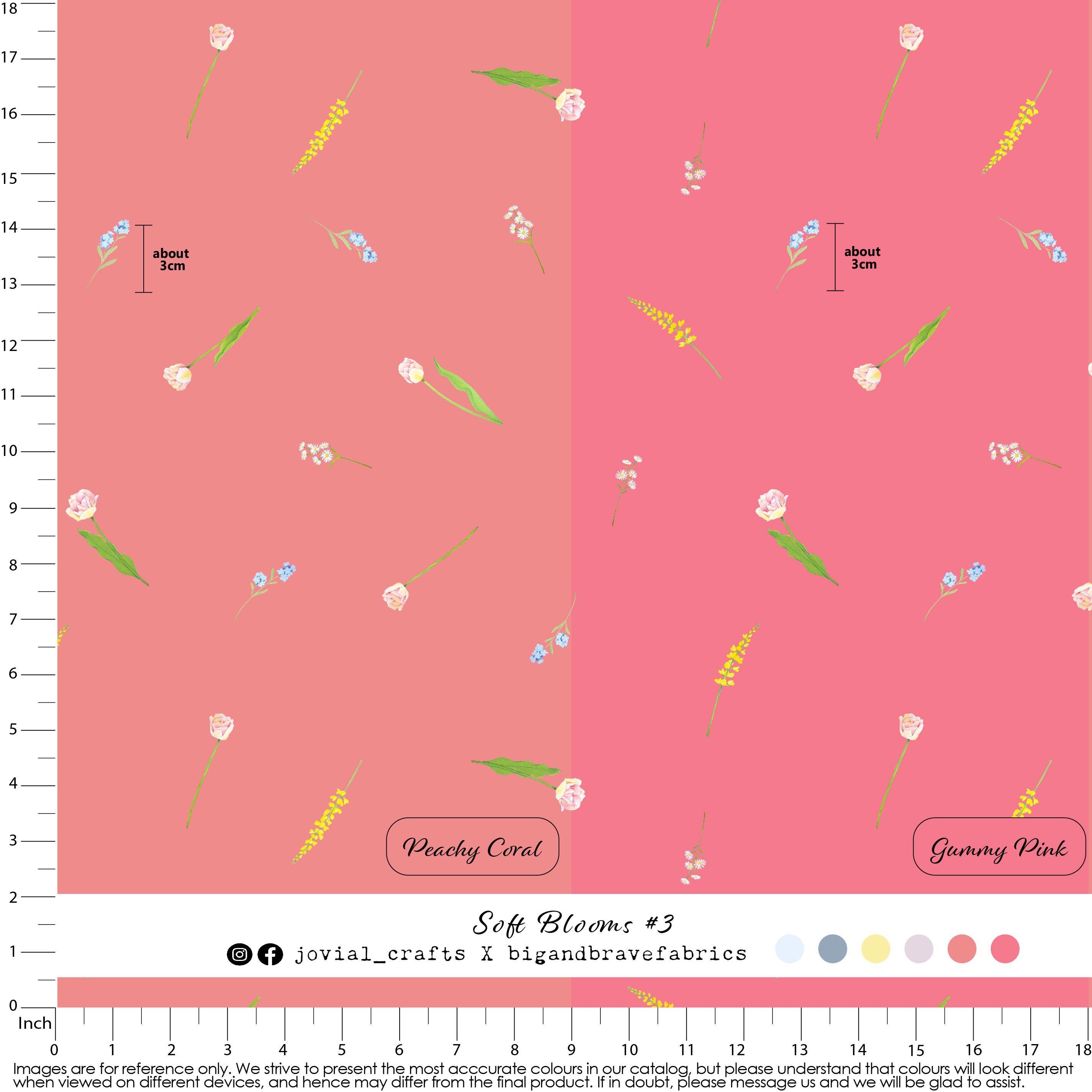 Soft Blooms #3, Assorted Colours