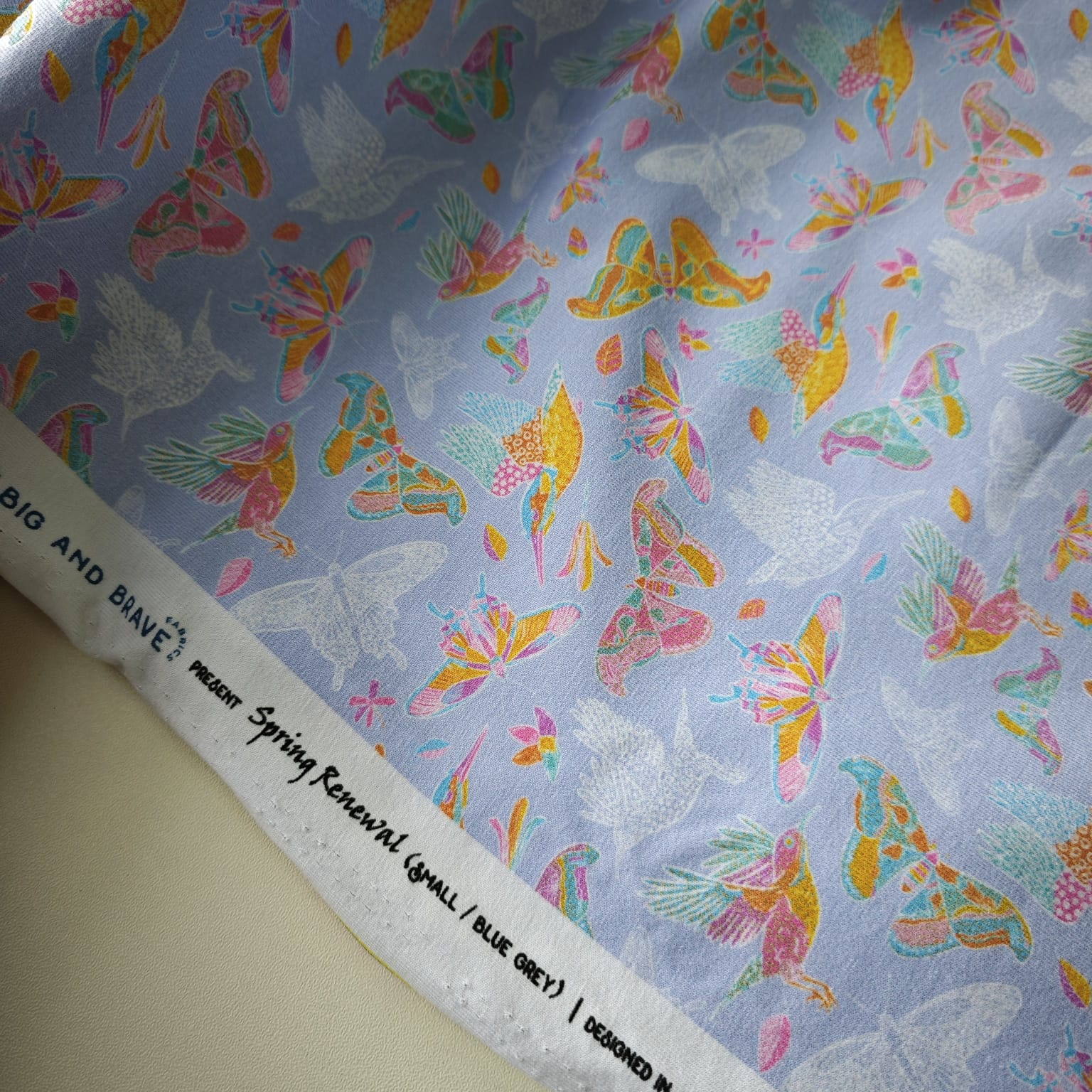 [IN-STOCK] Spring Renewal, Pastel Colours [Small scale, Cotton Jersey]