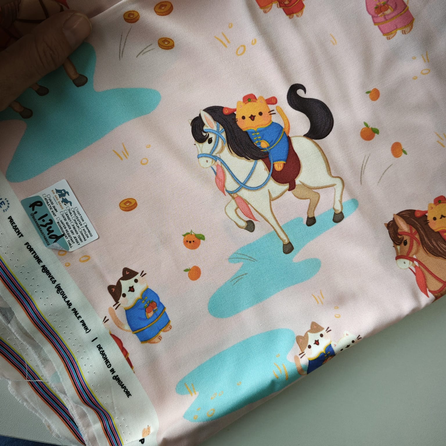 [IN-STOCK] CNY 2026 Fortune Arrives, Rayon (1.3yd)