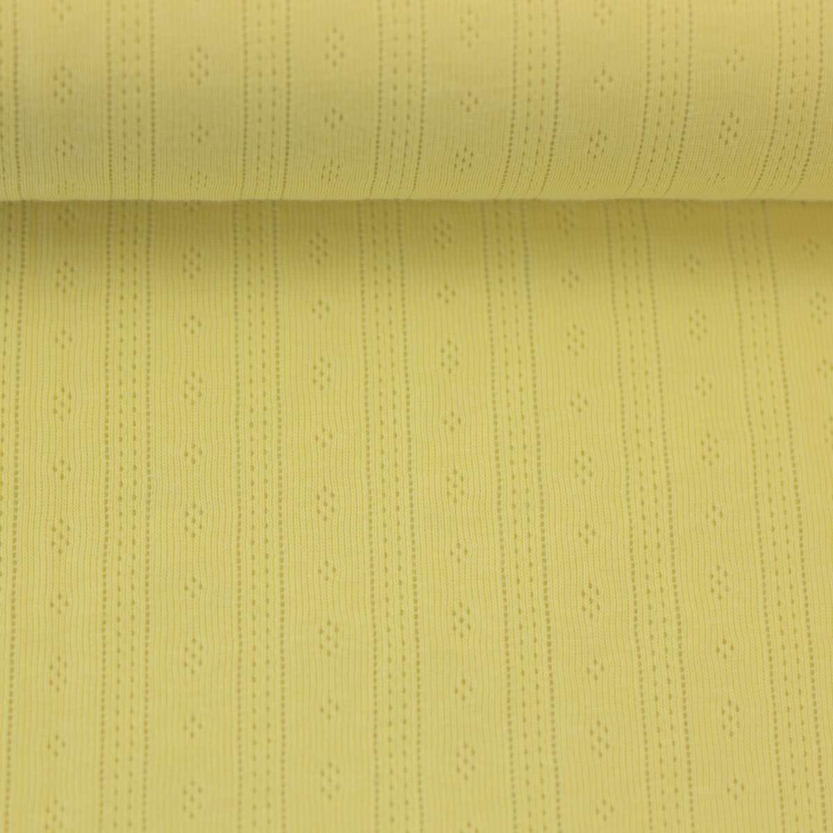 Eyelet Knit, TIANA Cotton Jersey by Swafing (per 1/2 yd)