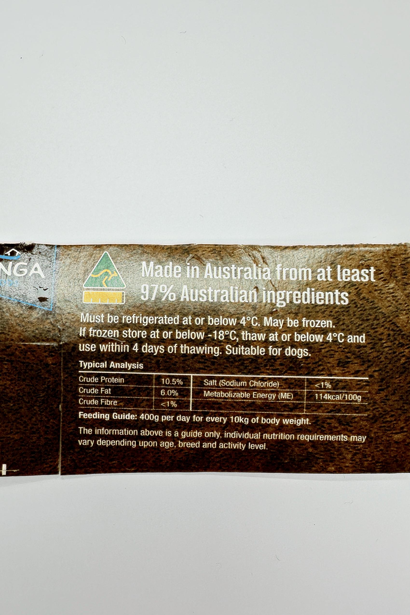 Paringa - Baked Dinner Beef with Veg 2x500g (Temporary Change in Packaging)