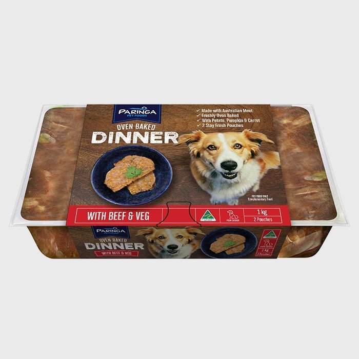 Paringa - Baked Dinner Beef with Veg 2x500g (Temporary Change in Packaging)