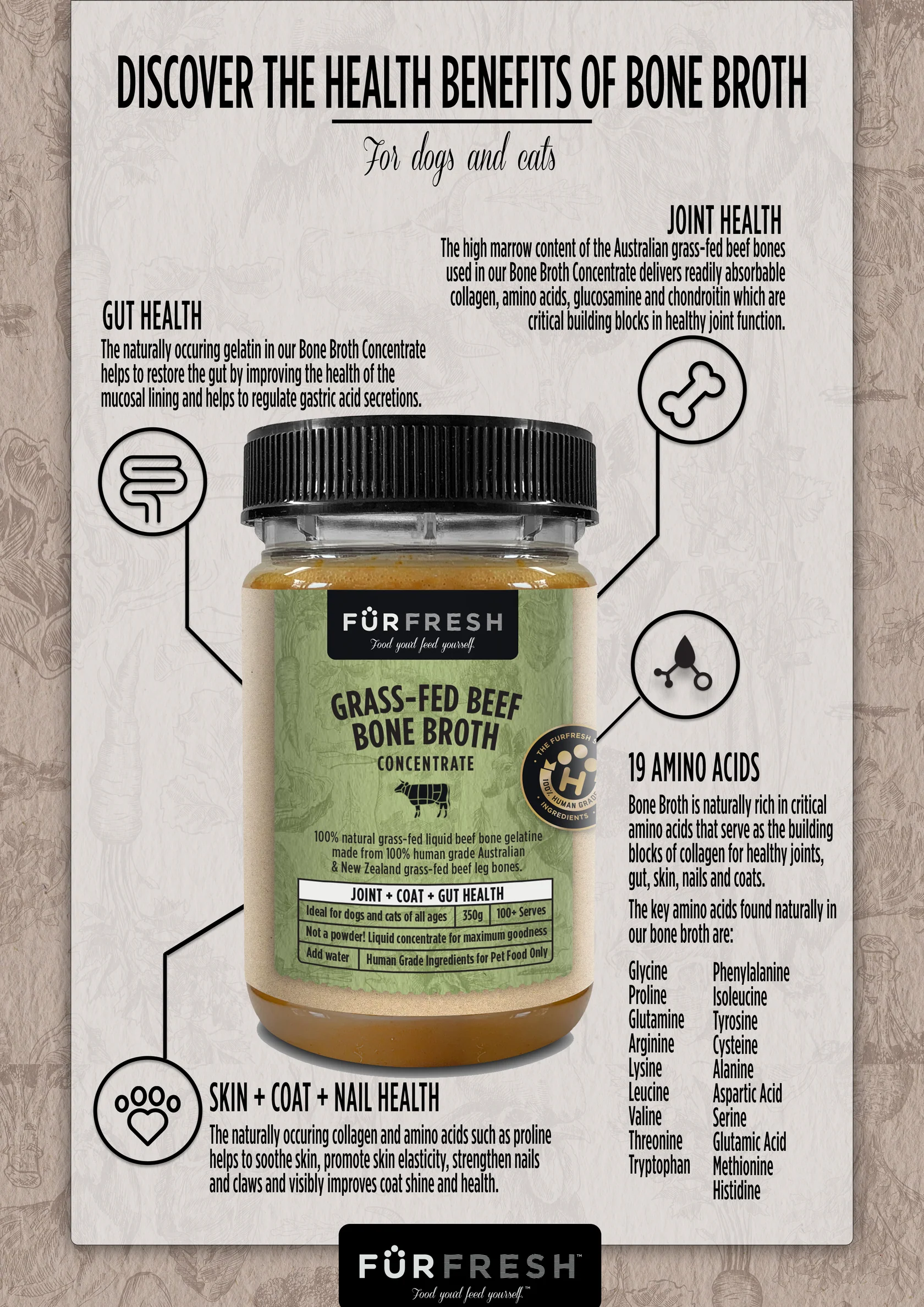FurFresh Grass-Fed Beef Bone Broth Concentrate