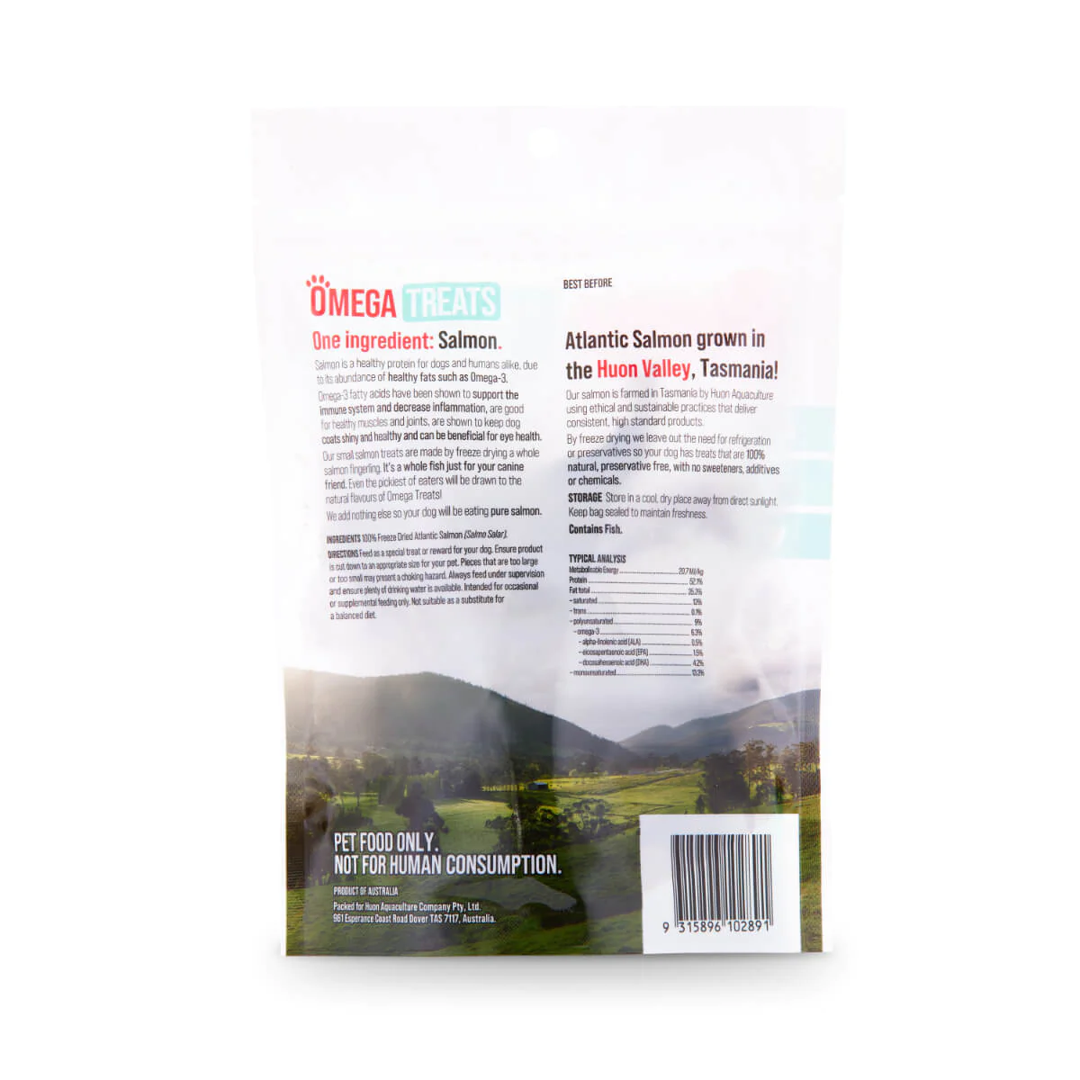 Omega Treats Salmon - Small 50g