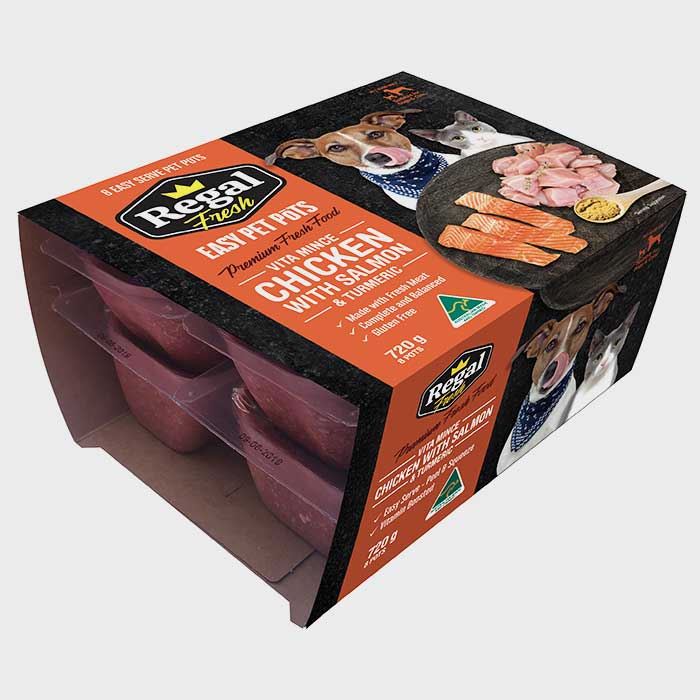 Easy Pet Pots Vita-Mince Chicken With Salmon & Turmeric