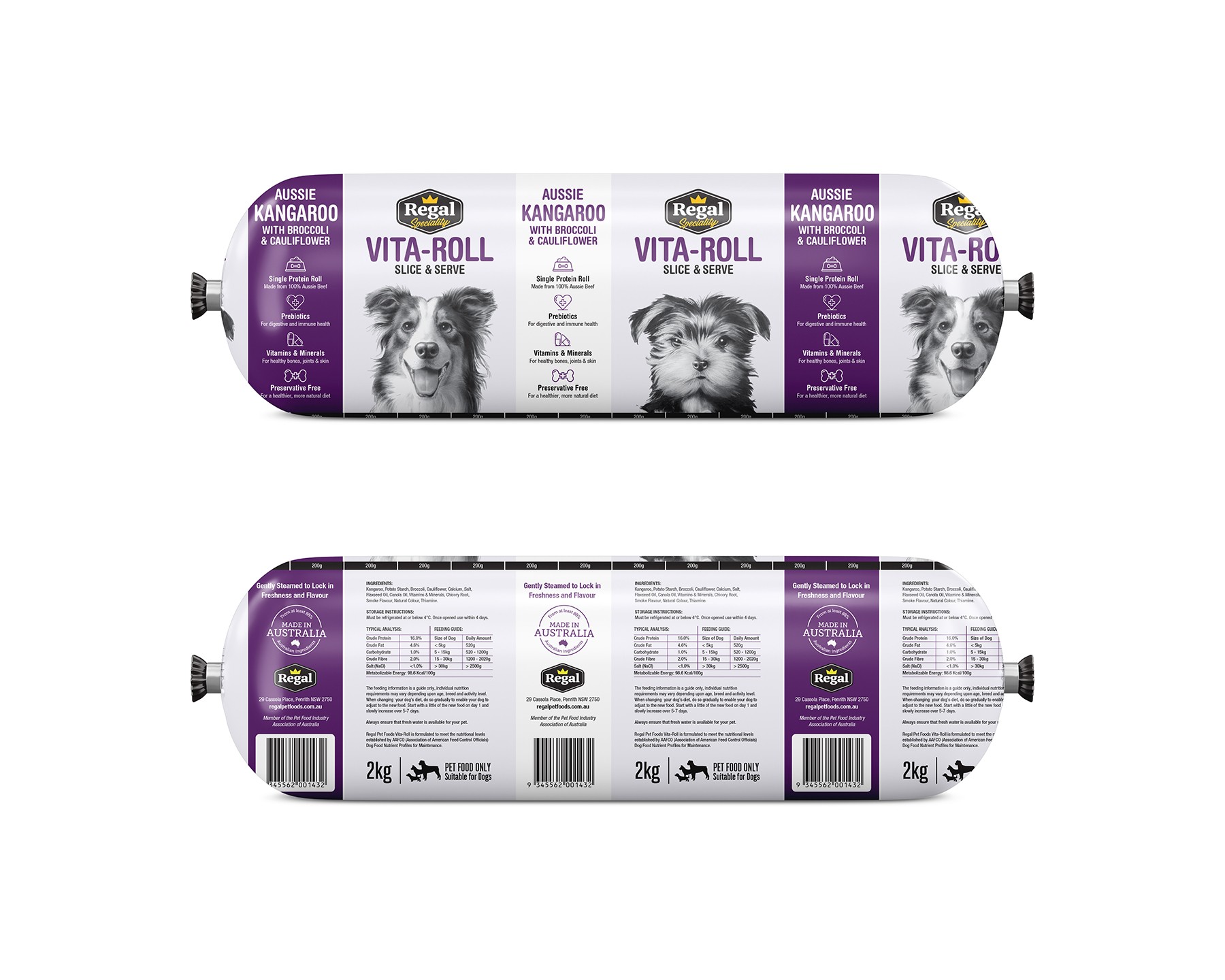 Regal Kangaroo with Broccoli & Cauliflower - 2kg