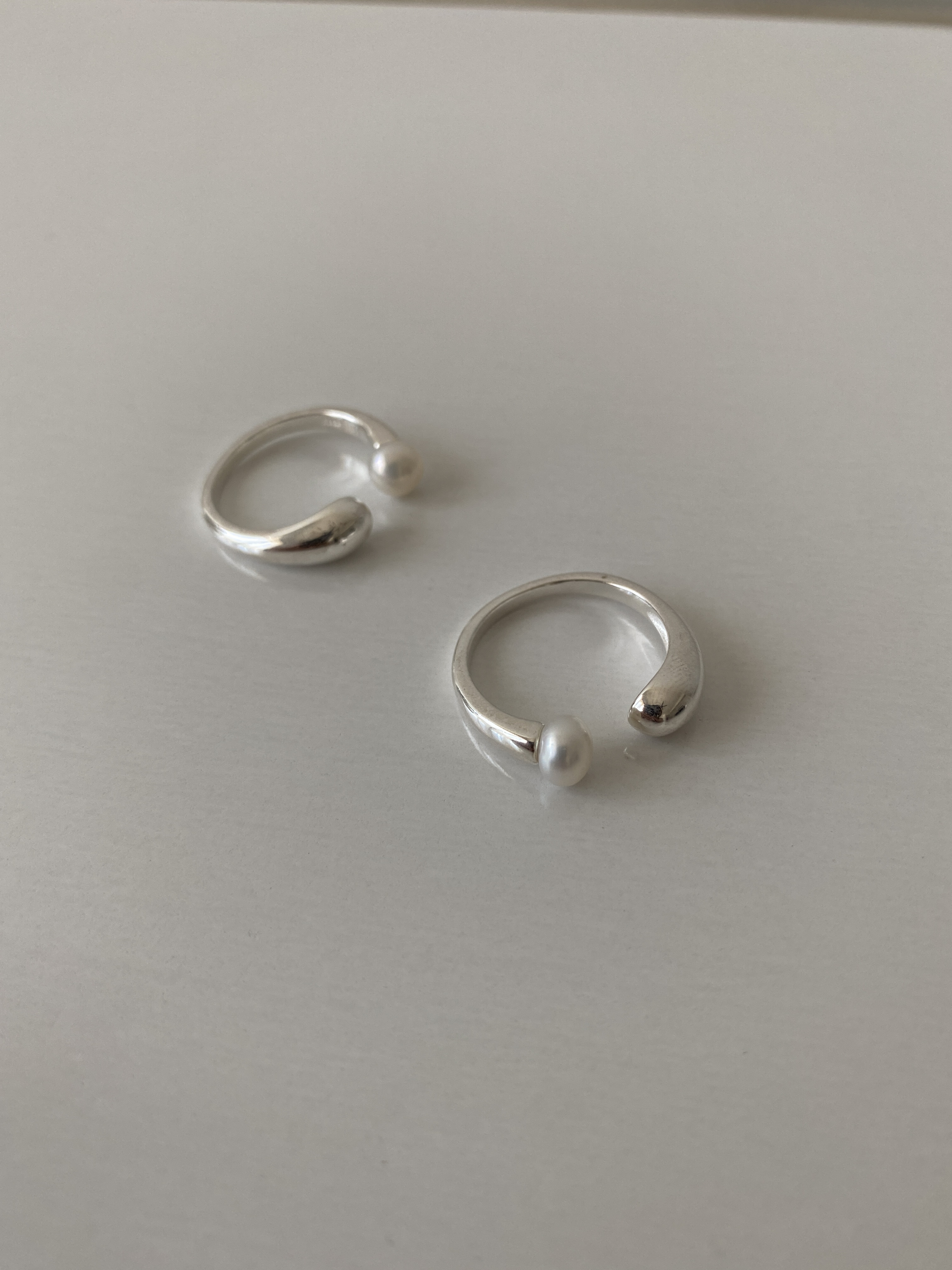 Front open 1 pearl ring 
