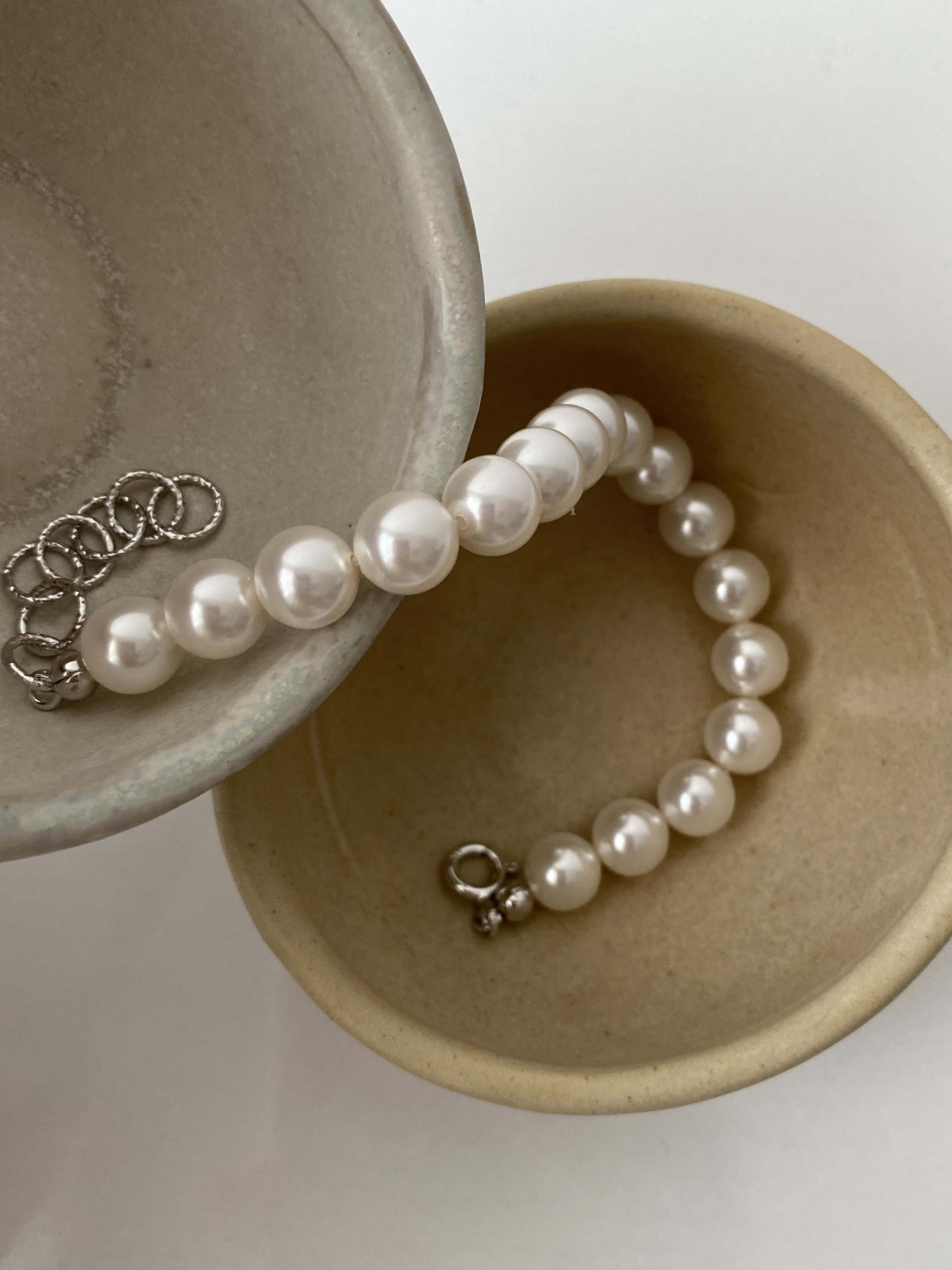 8mm freshwater pearl bracelet