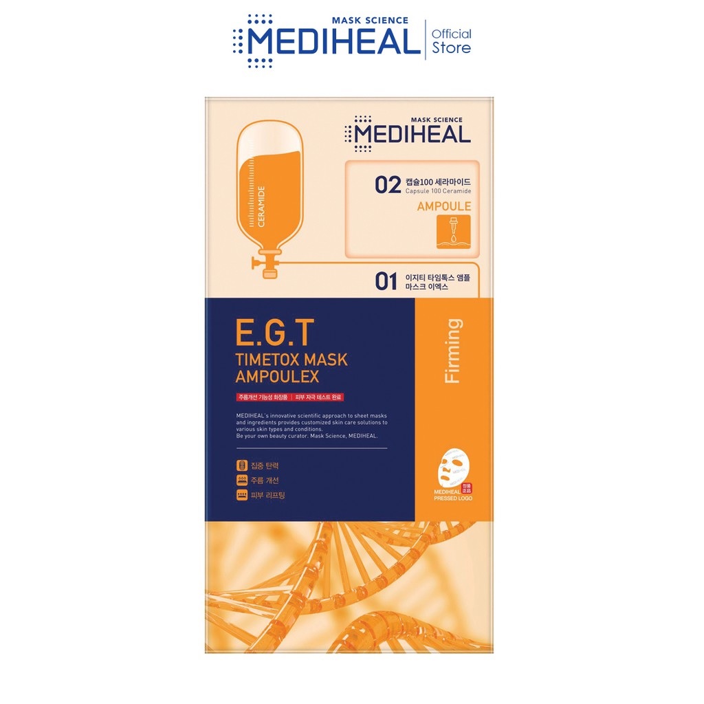 Mediheal E.G.T Timetox Mask Ampoulex (10's)