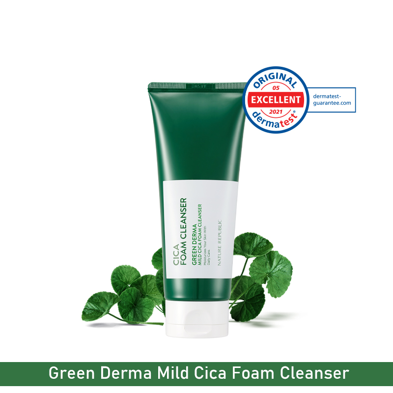 Nature Republic Green Derma Mild Cica Foam Cleanser 150ml