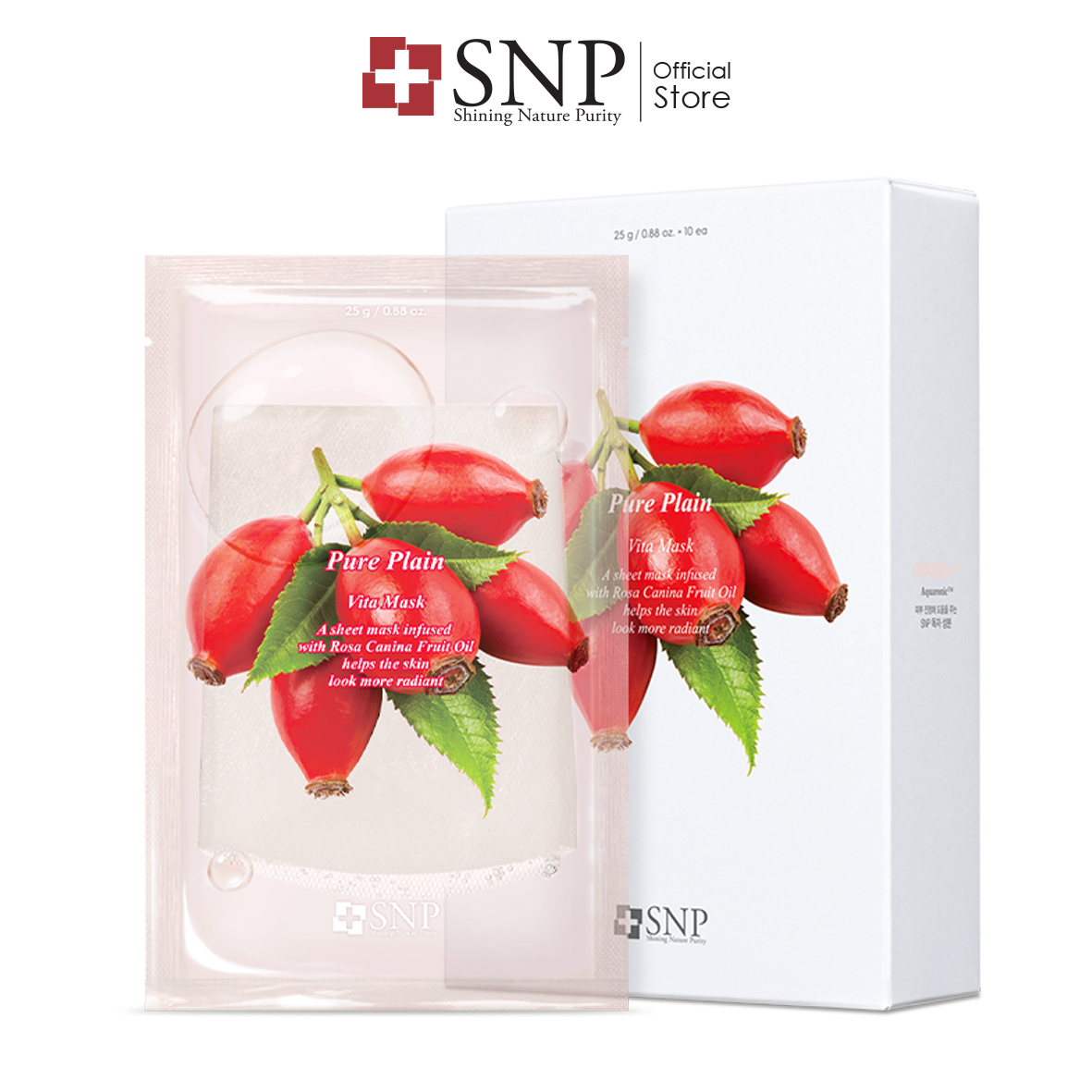 SNP Pure Plain Vita Mask (10s)