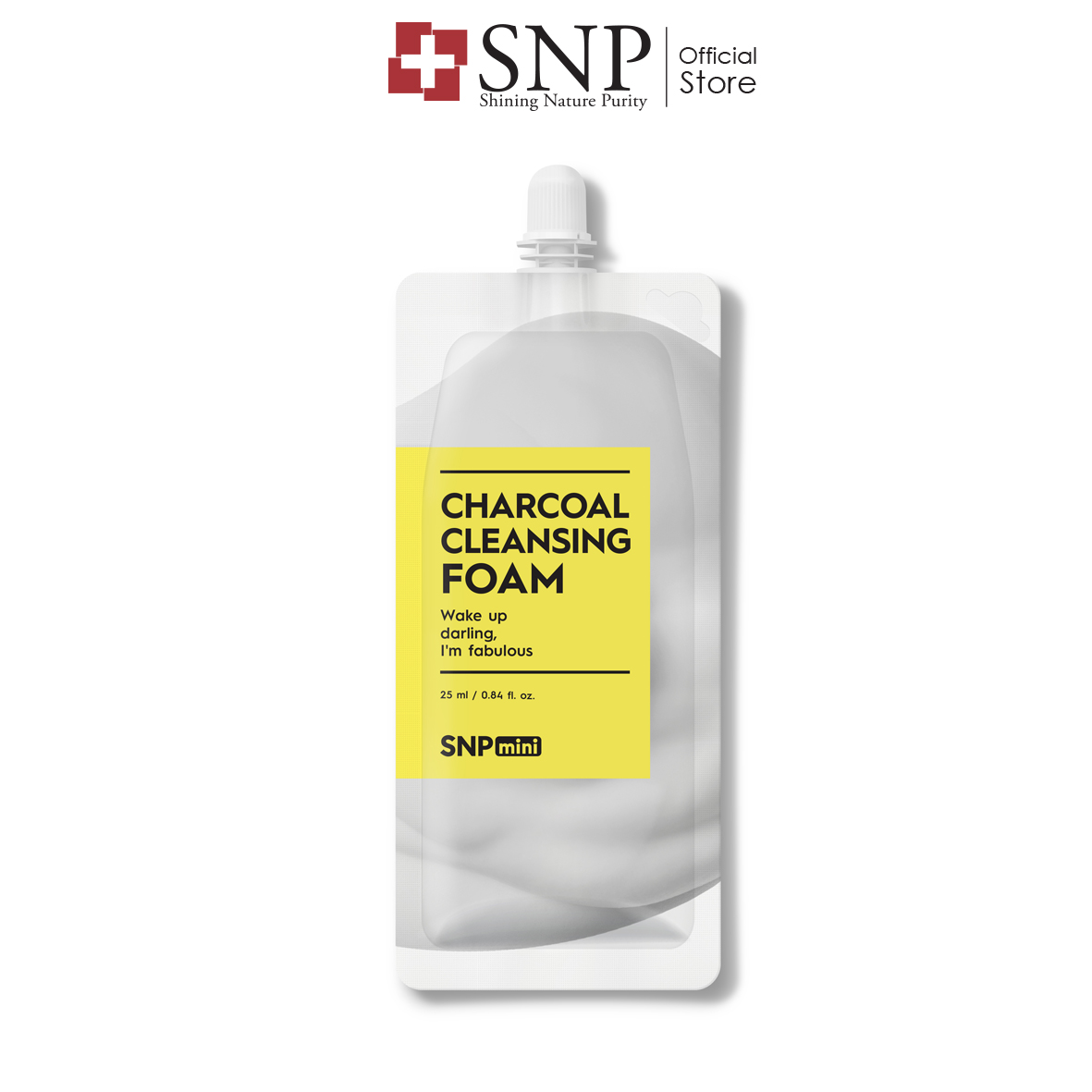SNP Mini Charcoal Cleansing Foam (25ml)
