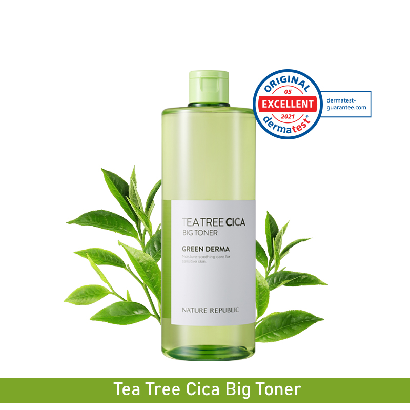 Nature Republic Green Derma Tea Tree Cica Big Toner 500ml