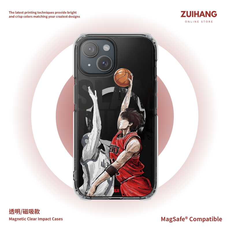灌籃高手透明磁吸防摔手機殼-ZUIHANG SHOP