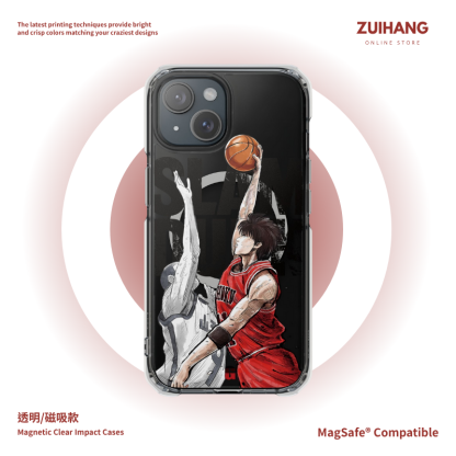 灌籃高手透明磁吸防摔手機殼-ZUIHANG SHOP