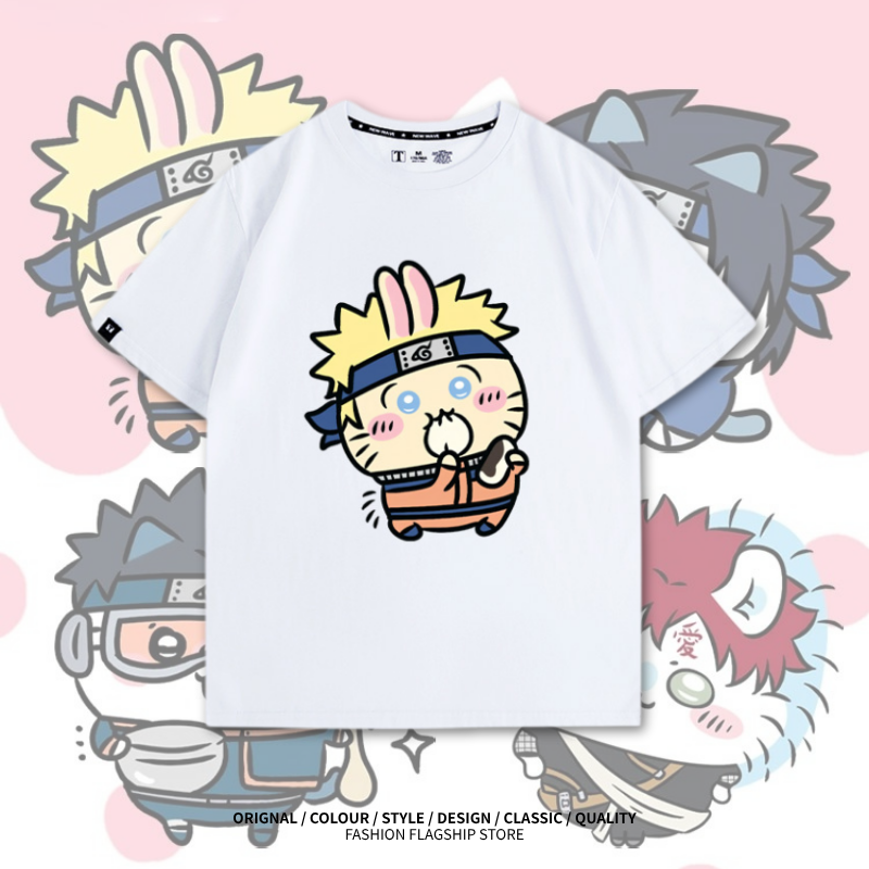 Chiikawa 2025親子情侶男女同款 印花短袖T恤