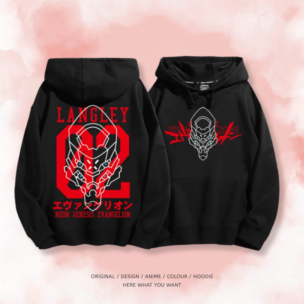 新世紀福音戰士 2025秋冬新款 親子情侶裝連帽衛衣