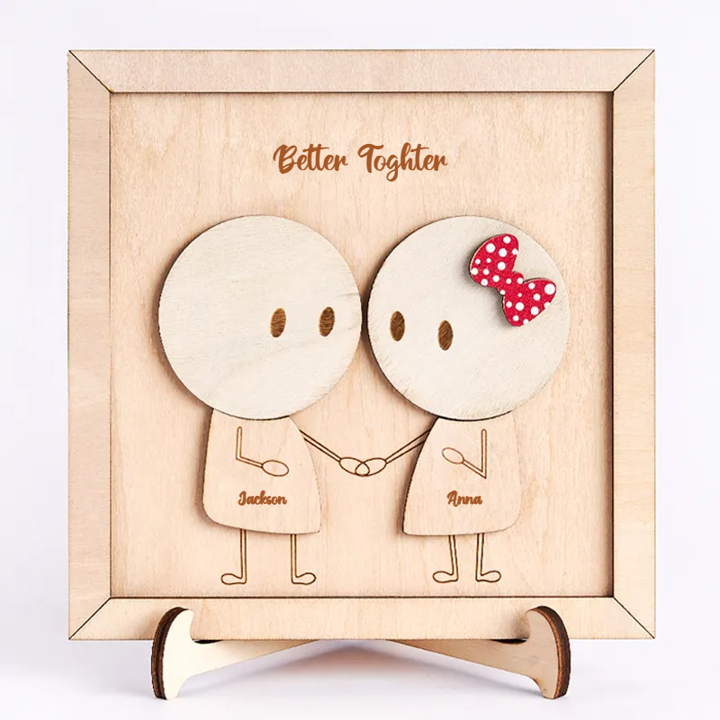 客製化 自訂文字木框