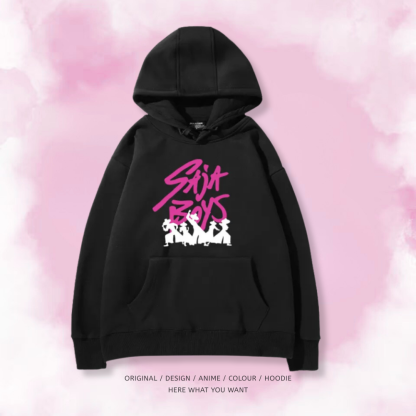 K-POP獵魔女團 2025秋冬新款 親子情侶男女連帽衛衣