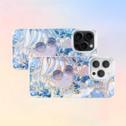 原神極光金漸變防摔手機殼