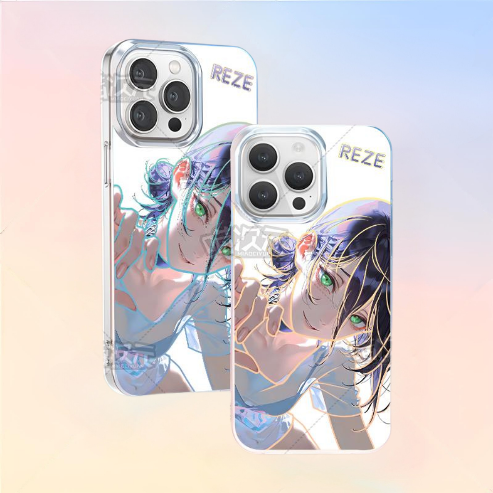 鏈鋸人極光金手機殼