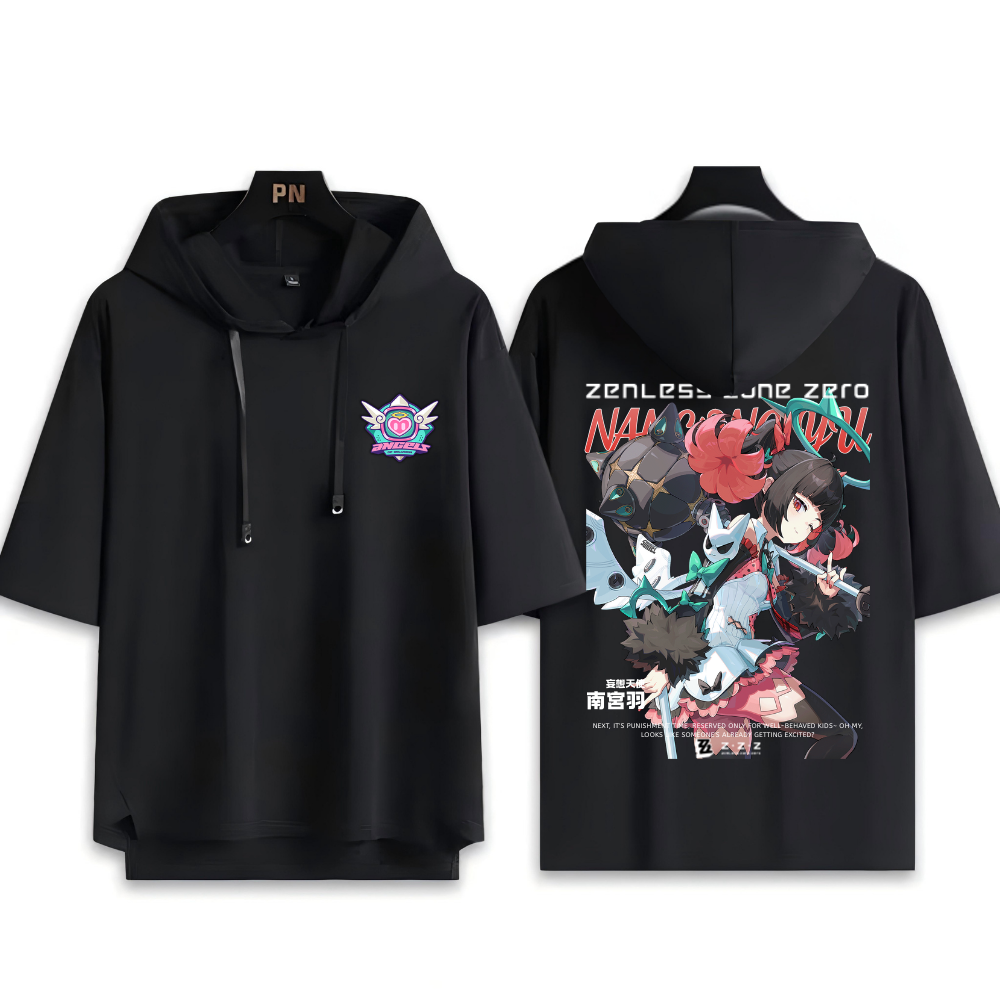 絕區零 南宮羽 連帽短袖T恤
