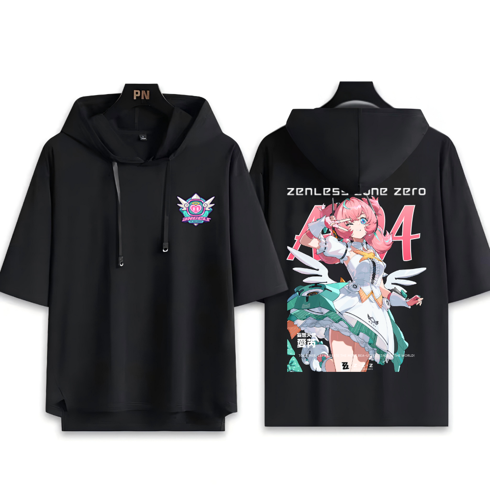 絕區零 愛芮 連帽短袖T恤