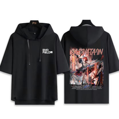 明日方舟終末地 萊萬汀 連帽短袖T恤