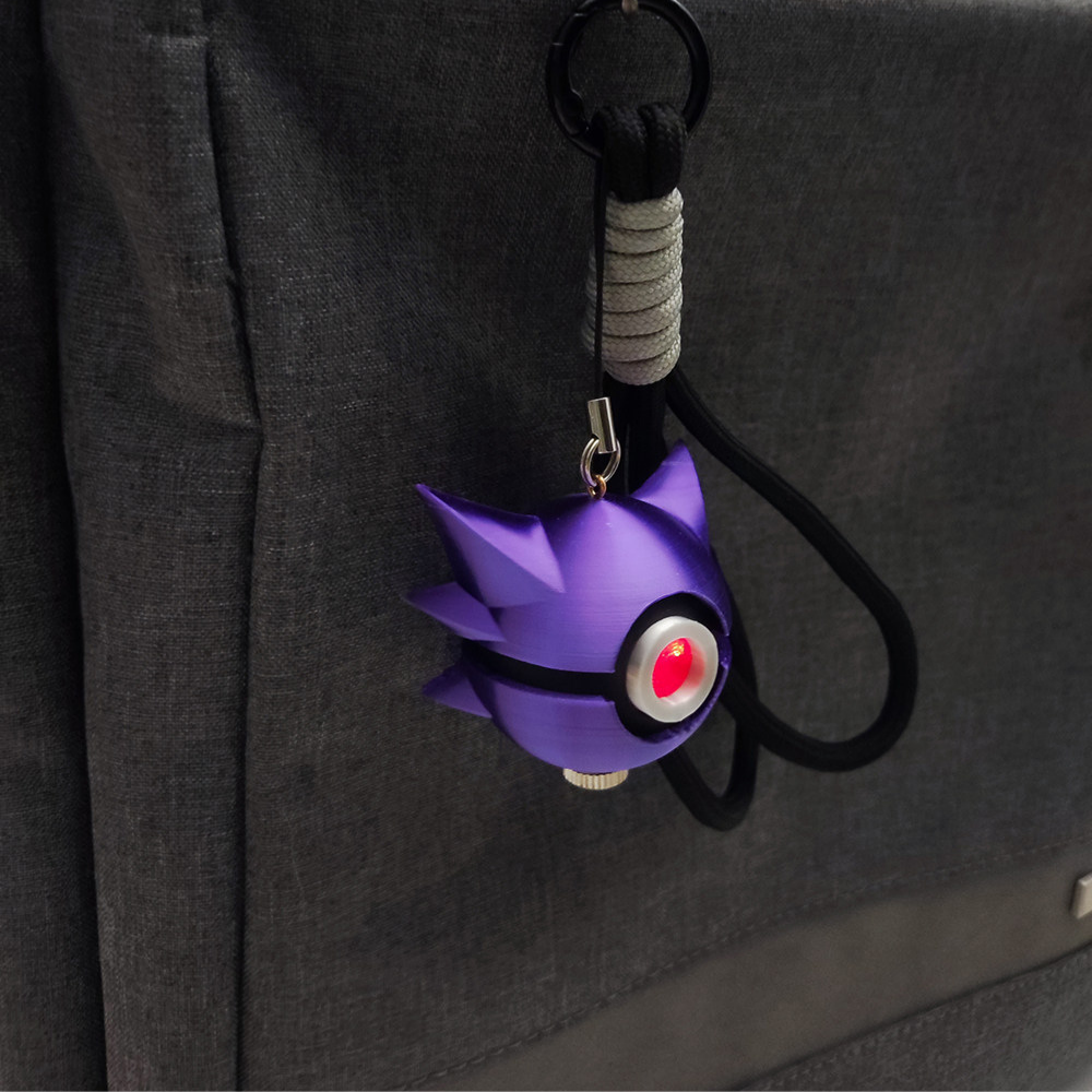 耿鬼精靈球寶可夢發光掛件