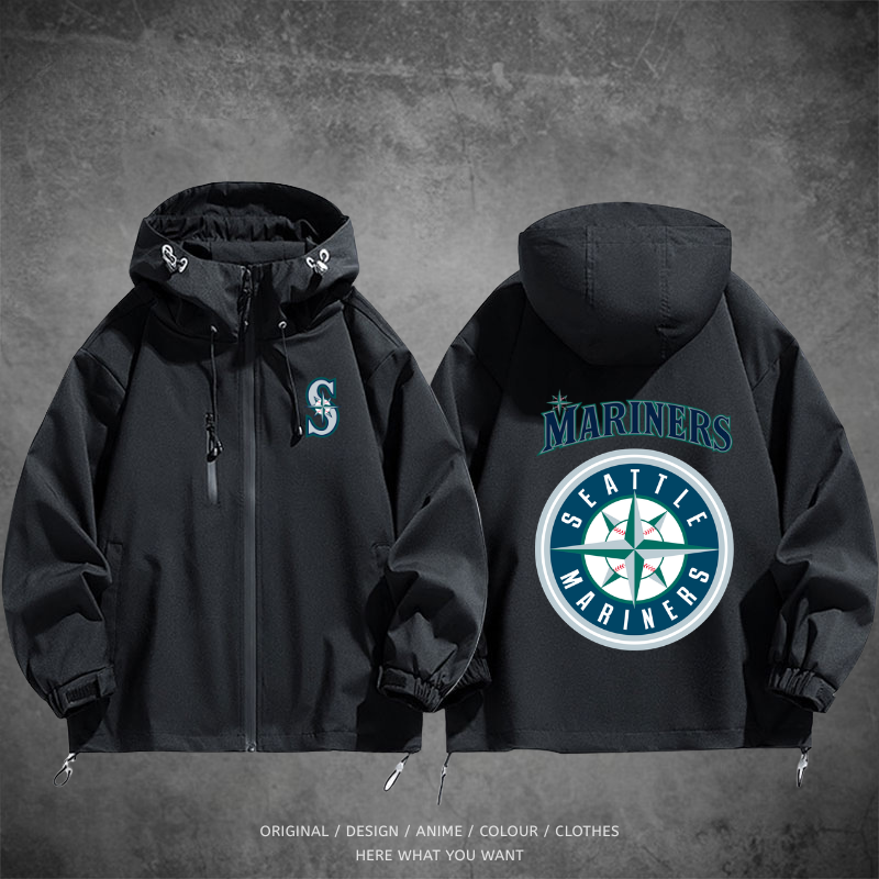 西雅圖水手 Seattle Mariners 棒球機能外套｜防風防水戶外衝鋒衣