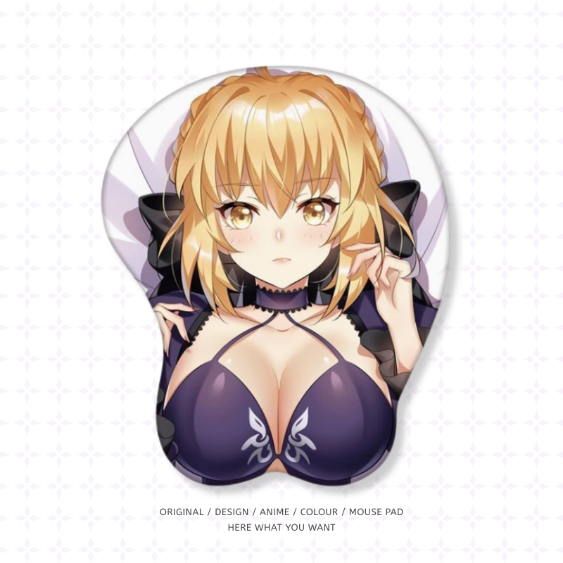 Fate/Grand Order SABER 远坂凛 3D立體護腕滑鼠墊