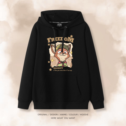 動物方城市 2025秋冬新款 親子情侶裝連帽衛衣