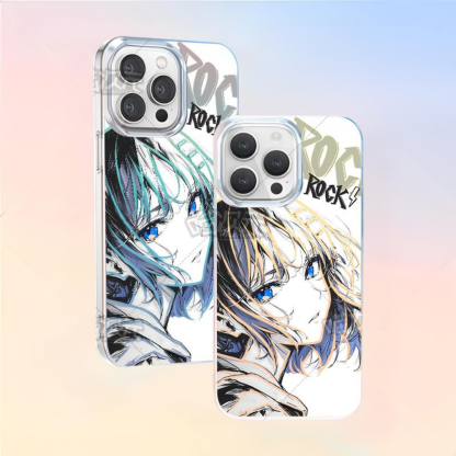 孤獨搖滾極光金手機殼