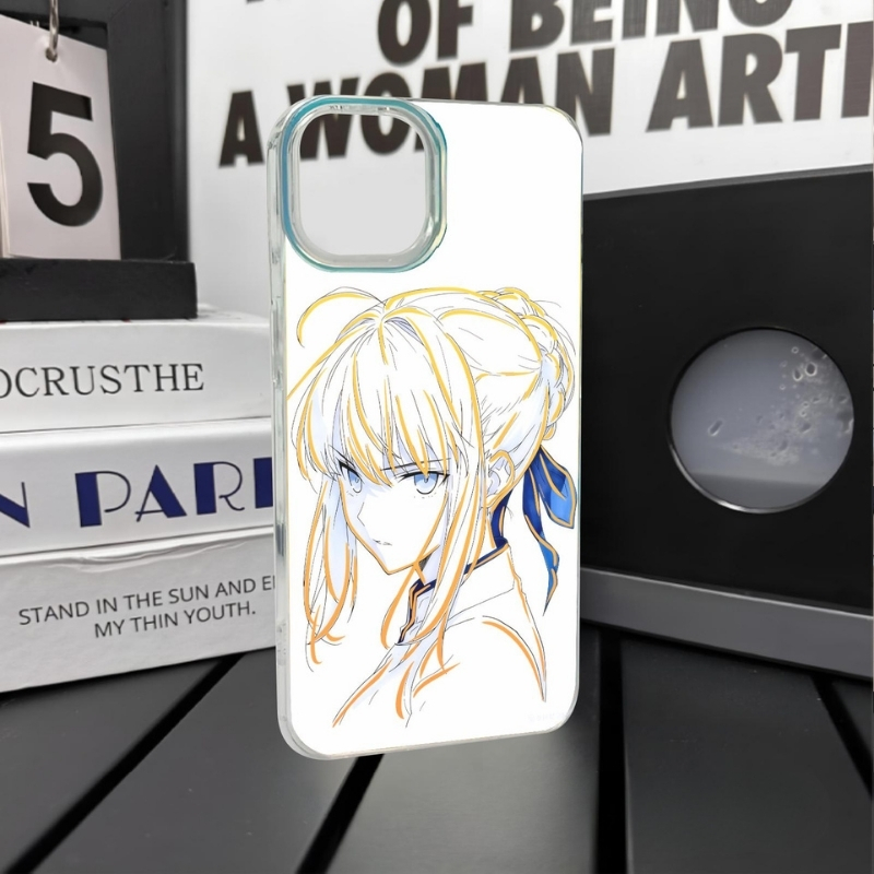 Fate 阿爾托莉雅 極光金手機殼