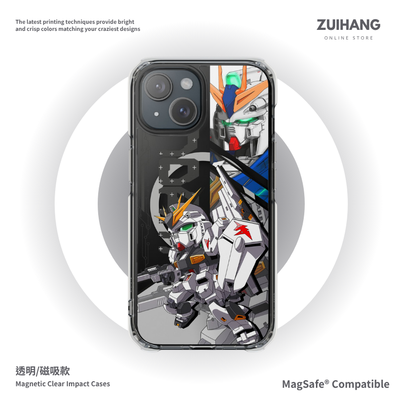 機動戰士透明磁吸防摔手機殼-ZUIHANG SHOP