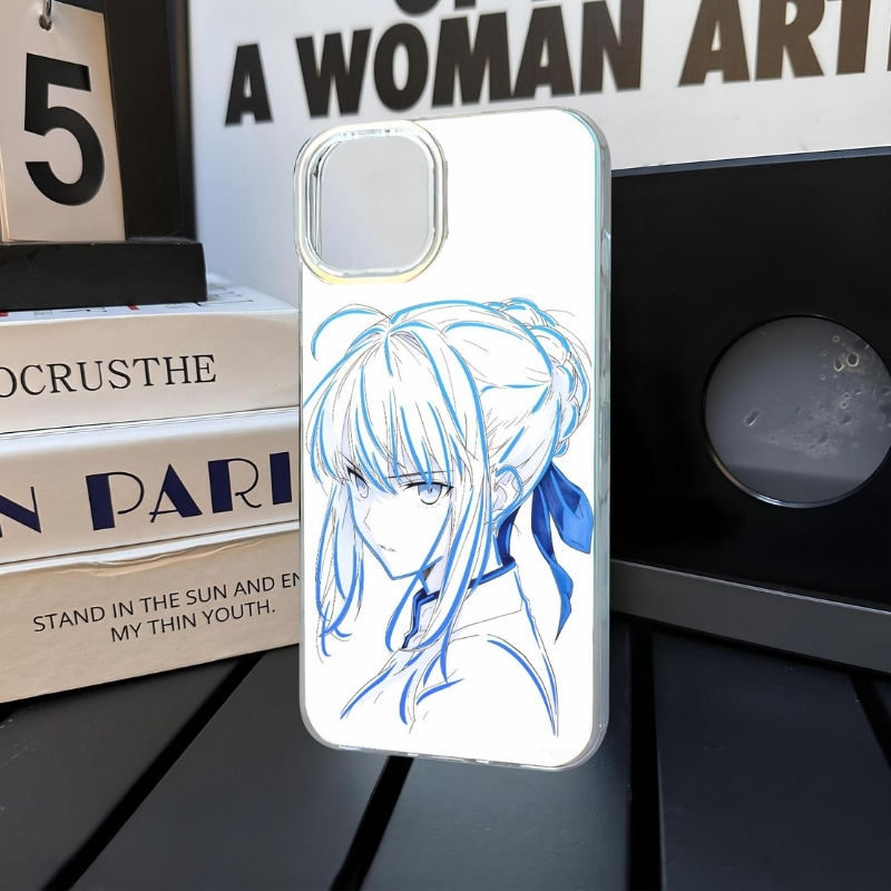 Fate 阿爾托莉雅 極光金手機殼