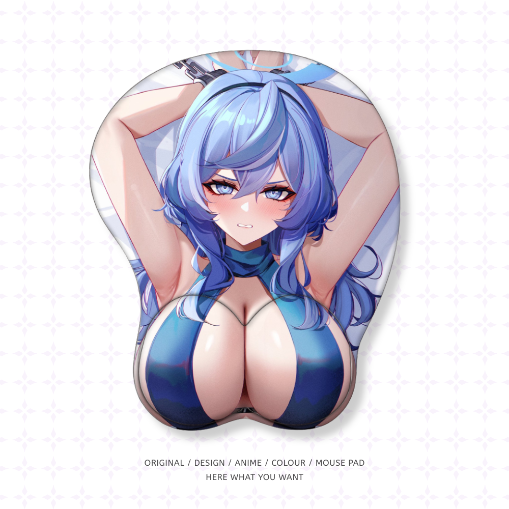 蔚藍檔案 天雨亞子 等身大爆乳滑鼠墊