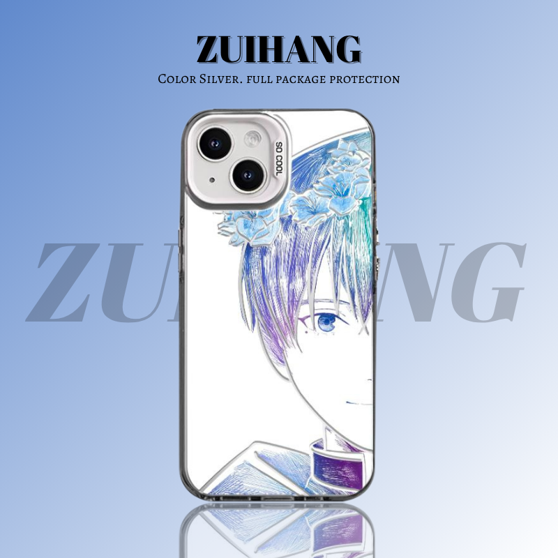 芙莉蓮彩銀線條漸變防摔手機殼-ZUIHANG SHOP