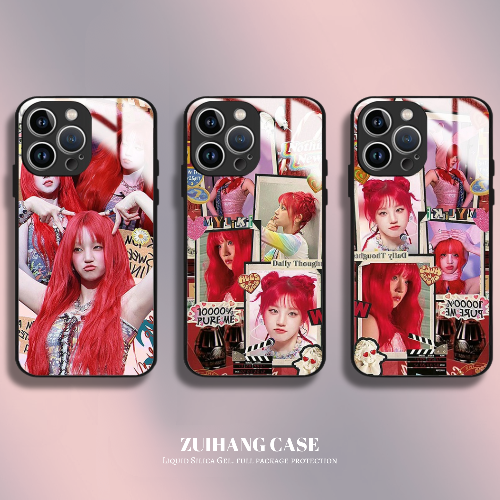 (G)I-DLE新款高清全包防摔玻璃殼