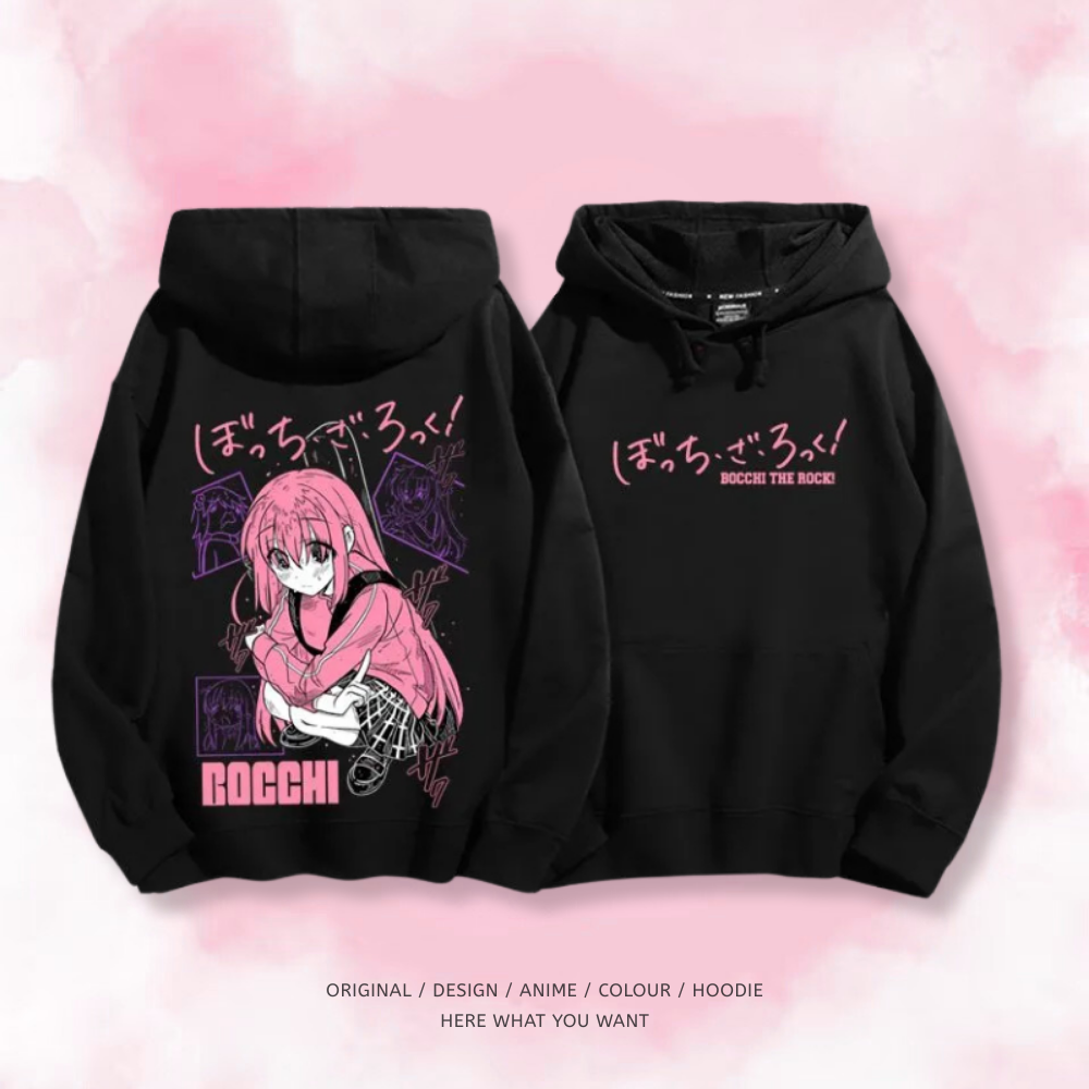 孤獨搖滾 2025秋冬新款 親子情侶裝連帽衛衣