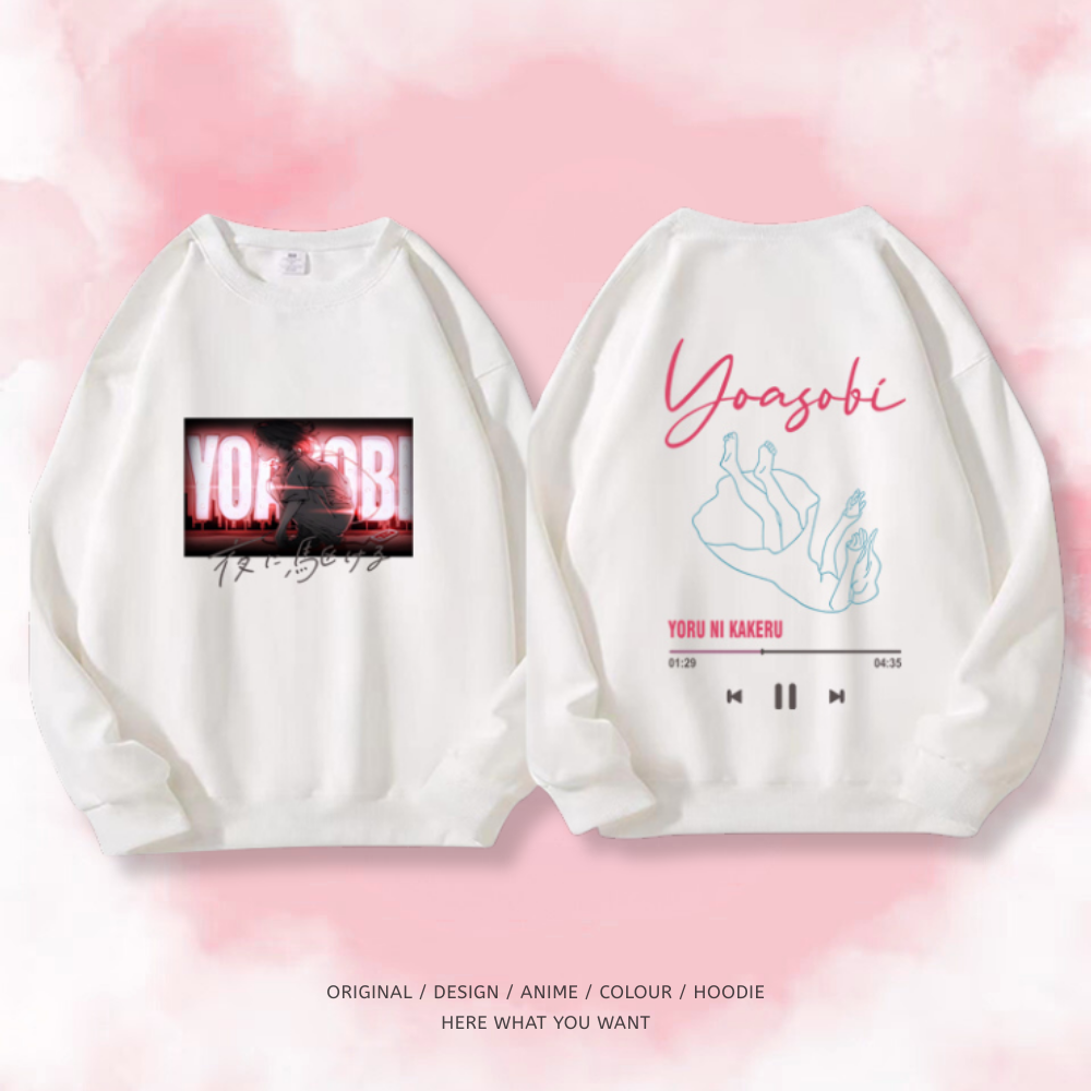 Yoasobi樂隊 秋冬新款 親子情侶裝圓領長袖