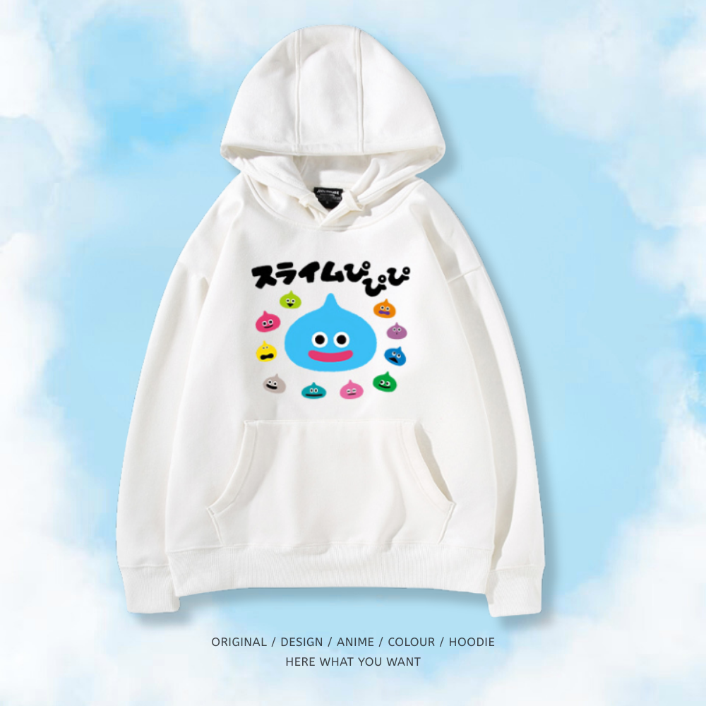 勇者鬥惡龍 秋冬新款 親子情侶裝連帽衛衣