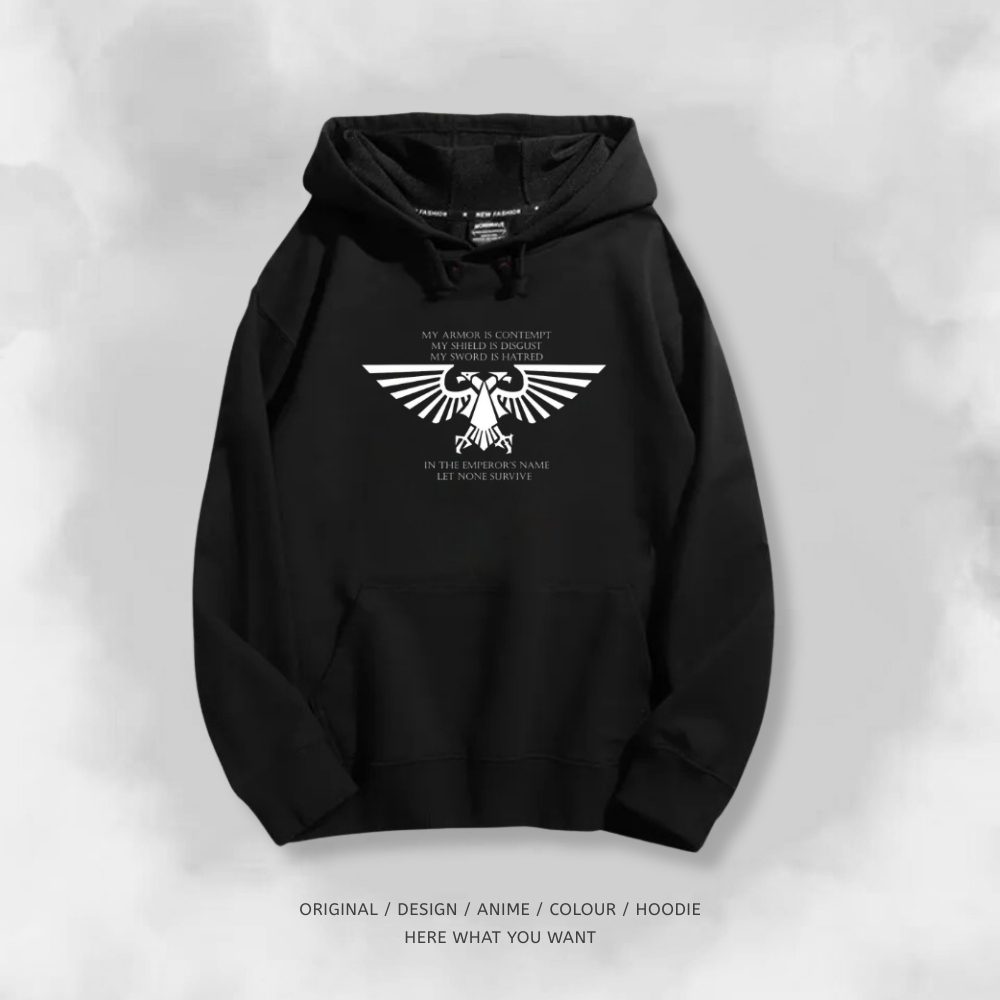 戰錘40K 秋冬新款 親子情侶裝連帽衛衣