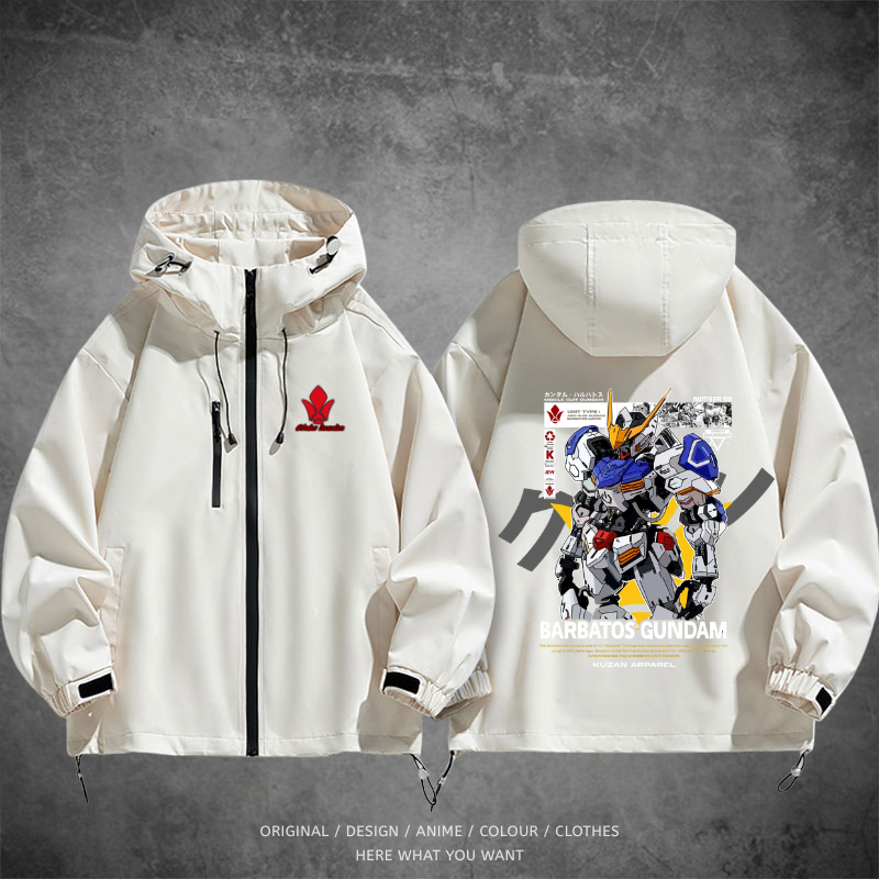 巴巴托斯鋼彈 Gundam Barbatos 機能外套｜防風防水戶外衝鋒衣